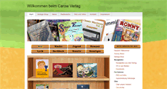 Desktop Screenshot of carow-verlag.de